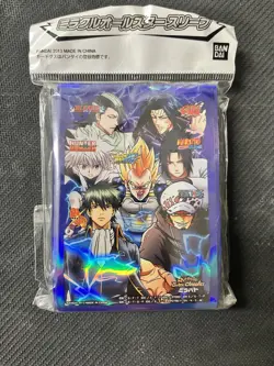 Miracle Battle Carddass Rivals Japanese Size Card Sleeves Vegeta Sasuke Killua - Image 1
