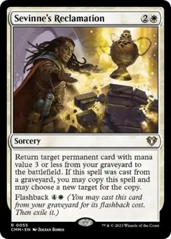 Sevinne's Reclamation - Light Play MTG Commander Masters - Image 1