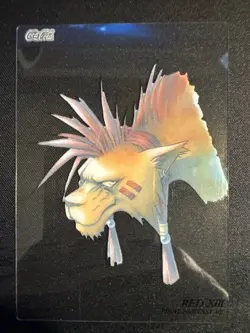 Final Fantasy Art Museum x Coca-Cola Promo (2000) Card C-04 Red XIII FF7 | 🇬🇧 - Image 1