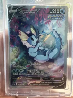 Pokemon Vaporeon V SWSH181 Sword & Shield Promo Card Near Mint - Image 1