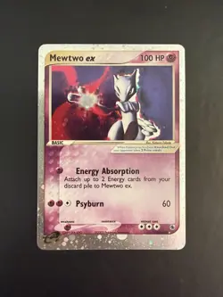 Mewtwo ex 101/109 EX Ruby & Sapphire Ultra Rare Holo Pokemon Card - Image 1