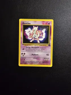 Mewtwo - 3 - Pokemon Wizards Black Star Promo Card WB Stamp - Image 1