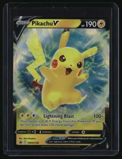 SWSH: Sword & Shield Promo Cards #SWSH198 Pikachu V - Image 1