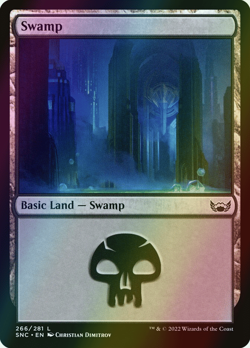 MTG Swamp (266) Foil ** Streets of New Capenna ** English (NM) - Image 1