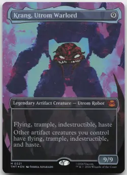 Krang, Utrom Warlord (Borderless) M Teenage Mutant Ninja Turtles 221 NM - Image 1