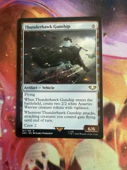 MTG Thunderhawk Gunship Universes Beyond: Warhammer 40,000 167 NM - Image 1