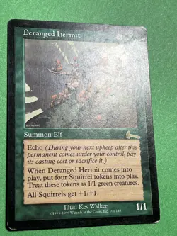 **Deranged Hermit** -Urza's Legacy- MTG Heavy Play (HP) - Image 2
