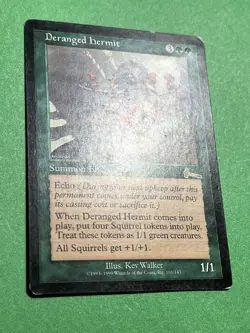 **Deranged Hermit** -Urza's Legacy- MTG Heavy Play (HP) - Image 4