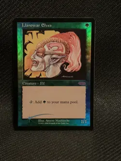 MTG - 1x Llanowar Elves - Foil - DCI Promos NM - Image 1