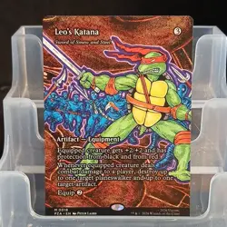 Magic: The Gathering Leo's Katana Teenage Mutant Ninja Turtles Equipment PZA - Image 1