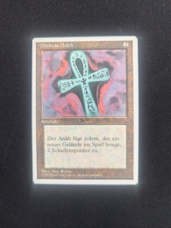 Magic Mtg German White Border Ankh of Mishra near mint - Image 1