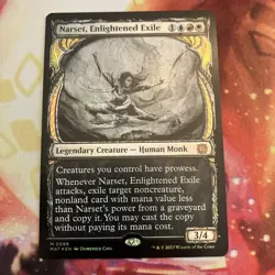 1x FOIL SHOWCASE Narset, Enlightened Exile, NM, MAT, Magic: the Gathering, MtG - Image 1