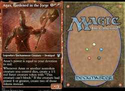 Magic the Gathering -MTG-Anax, Hardened in the Forge Foil - Image 1