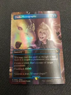 Flash Photography (Borderless) Commander: Final Fantasy Foil - Image 1
