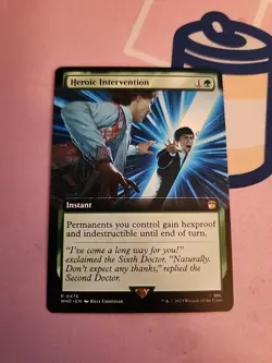 Heroic Intervention (Extended Art), Doctor Who, MTG Magic the Gathering, REGULAR - Image 1