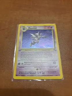 Pokemon Haunter 1st Edition Holo Rare 6/62 Fossil - Image 1