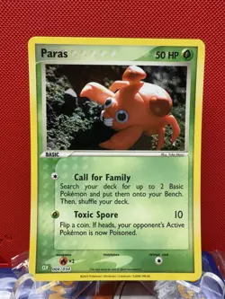 Paras 004/034 CLV Trading Card Game NM Condition, Classic Holo Pokemon #643 - Image 1