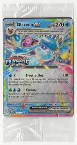 Pokemon TCG - Glaceon ex 026/131 Prismatic Evolutions Stamped & Sealed NM - Image 1
