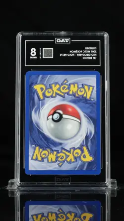 2001 Pokemon Neo Discovery 1st Edition WOTC Politoed Holo 8/75 TAG 8 - Image 2