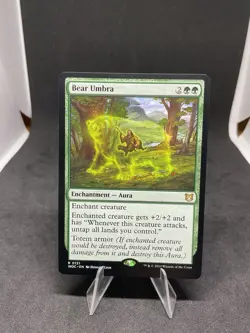 Bear Umbra Commander: Wilds of Eldraine Regular MTG 0121 - Image 1