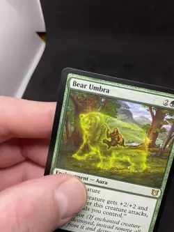 Bear Umbra Commander: Wilds of Eldraine Regular MTG 0121 - Image 3