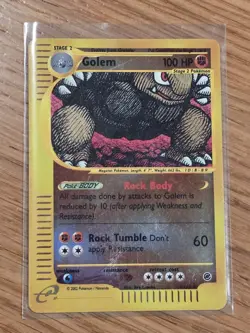 Pokemon TCG Golem Expedition Reverse Holographic Rare - Image 1