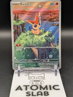 Pokemon TCG Victini 208 Scarlet & Violet Black Star Promo Holo Rare (Mint!) - Image 1