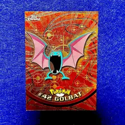 2000 Topps Chrome Pokemon Golbat #42 TV Animation Edition 🔥 Topps Chrome = 📈 - Image 1