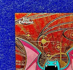 2000 Topps Chrome Pokemon Golbat #42 TV Animation Edition 🔥 Topps Chrome = 📈 - Image 3