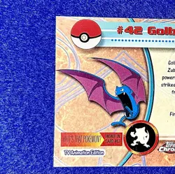 2000 Topps Chrome Pokemon Golbat #42 TV Animation Edition 🔥 Topps Chrome = 📈 - Image 4