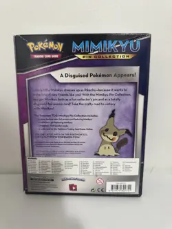 POKEMON TCG Mimikyu Premium PIN Collection Factory Sealed Box-3 Booster Packs - Image 2