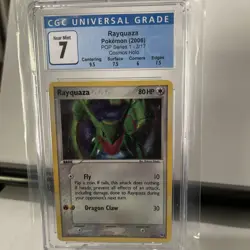 Rayquaza Pokemon 2006 Pop Series 1 - 3/17 Cosmo Holo - Image 1