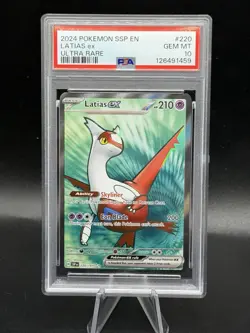 PSA 10 - 2024 POKEMON SSP EN-SURGING SPARKS 220 LATIAS EX | ULTRA RARE - Image 1