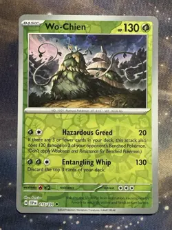 Pokemon TCG Wo-Chien 015/191 Sv08: Surging Sparks Reverse Holo - Image 1