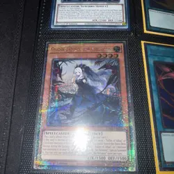 Guiding Quem, the Virtuous RA04-EN043 Quarter Century Rare 1st Edition Yugioh NM - Image 1