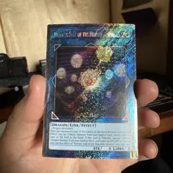 Yugioh Hieratic Seal of the Heavenly Spheres RA02-EN039 Platinum Secret Rare NM - Image 1