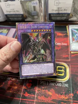 YuGiOh! Red-Eyes Dark Dragoon (Platinum Secret Rare) RA02-EN021 1st NM Rarity 2 - Image 3