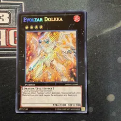 YuGiOh! PHSW-EN086 Evolzar Dolkka Photon 1st Edition Secret Rare VLP - Image 1