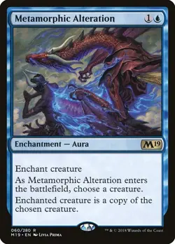 Metamorphic Alteration 1x FOIL M19 MTG Core Set 2019 Rare MINT blue - Image 1
