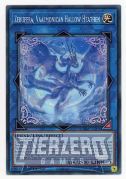 Yugioh VASM-EN034 Zebufera, Vaalmonican Hallow Heathen Super Rare 1st Edition NM - Image 1
