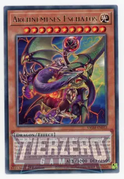 Yugioh VASM-EN053 Archnemeses Eschatos Rare 1st Edition NM/LP - Image 1
