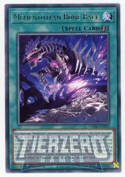 Yugioh VASM-EN010 Mementotlan Bone Back Rare 1st Edition NM/LP - Image 1