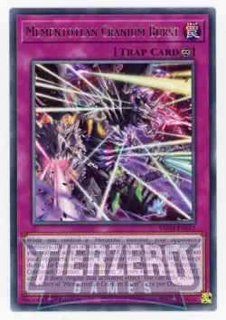 Yugioh VASM-EN012 Mementotlan Cranium Burst Rare 1st Edition NM/LP - Image 1