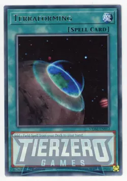 Yugioh VASM-EN013 Terraforming Rare 1st Edition NM/LP - Image 1