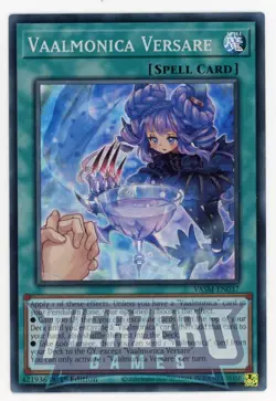 Yugioh VASM-EN037 Vaalmonica Versare Super Rare 1st Edition NM/LP - Image 1