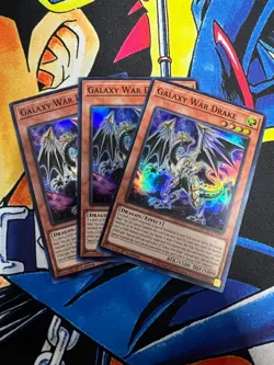 Galaxy War Drake 3x - DUAD-EN097 - 1st Edition - Super Rare - NM - Yugioh - Image 1