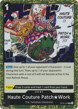 Foil Haute Couture Patch Work OP05-094 R Awakening of the New Era One Piece TCG - Image 1