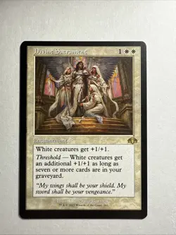Divine Sacrament NM/M* RETRO Dominaria Remastered ENGLISH 262 mtg -UnltdCards - Image 1