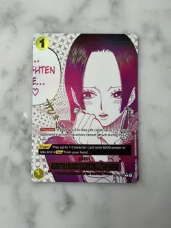 One Piece TCG- Op14-118 You'll Frighten Me... (Boa manga Event Alternate Art) - Image 1