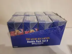 One Piece OP-14 EB-04 The Azure Sea's Seven Double Pack case Display English - Image 3